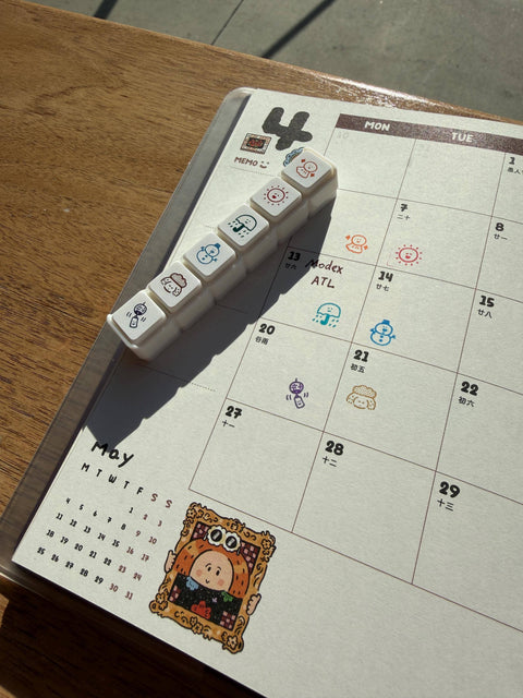 Mini 6 in 1 stamps - Weather