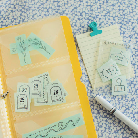 OTONA Sticker File Organizer: Light Blue