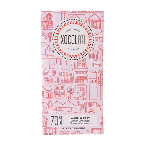 Xocolatl Ginger Spiced Dark Chocolate Bar