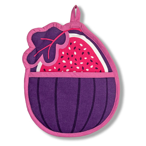 Fig Pot Holder w/ Pocket