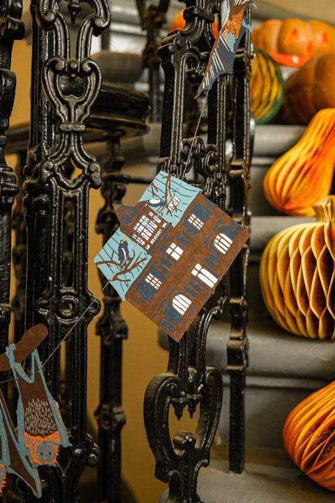 Haunted House Sewn Garland