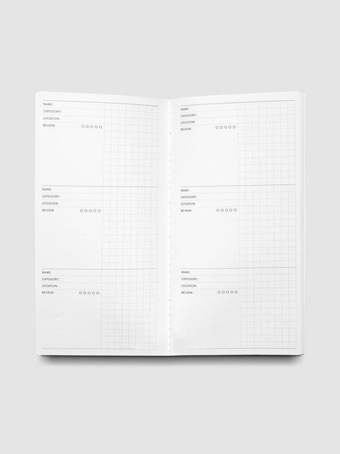 Travel Notebook | A5 Slim: Pen Swatch | Merlot