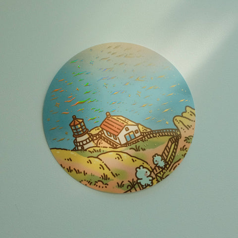 2jingis2jing - Point Reyes Foil Sticker