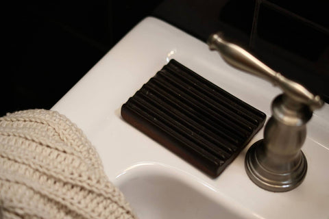 Soap Dish | Black | Handmade Glazed Ceramic