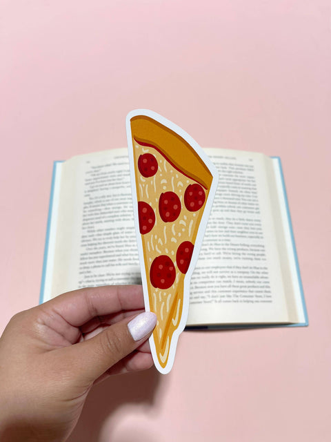 Pizza Slice Die Cut Bookmark