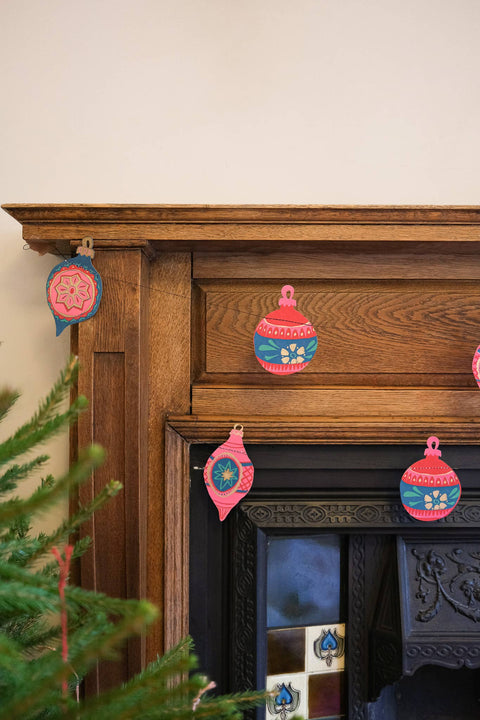 Baubles Sewn Garland