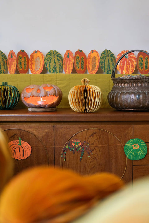 Pumpkin Sewn Garland