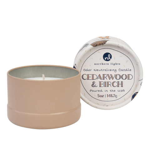 Pet Odor Neutralizing Candle: Cedarwood & Birch