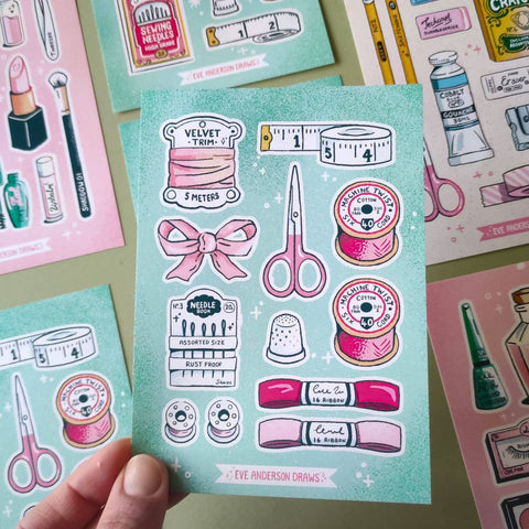 Haberdashery Sticker Sheet