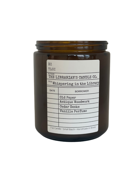 Whispering in the Library Candle