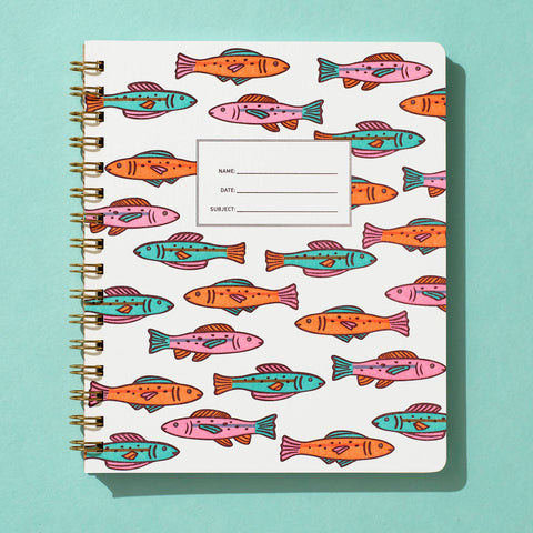 Colorful Fish Standard Notebook