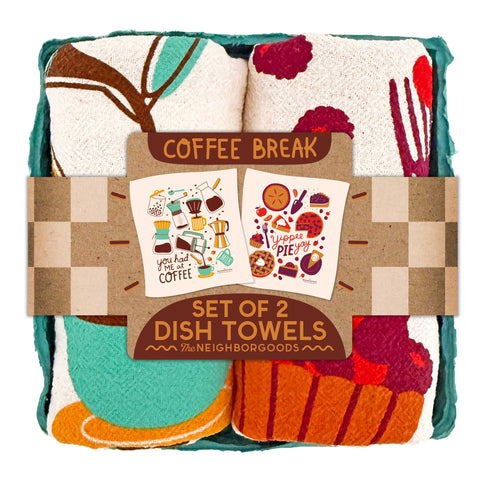 Coffee Break  - Tea Towel Set of 2