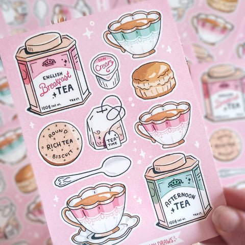 Tea Time Sticker Sheet