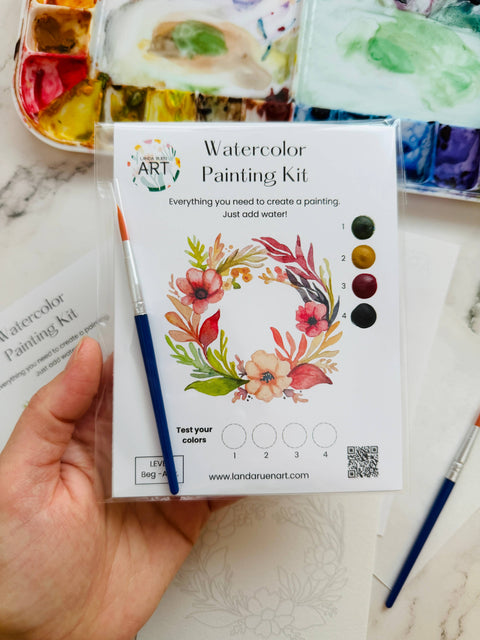 Fall Wreath Watercolor Kit