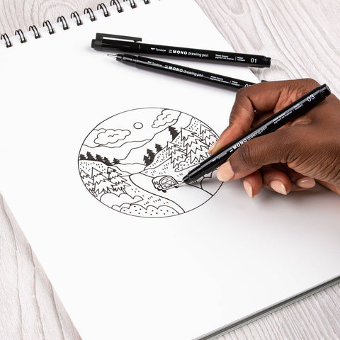 Tombow - MONO Drawing Pens - 3-Pack