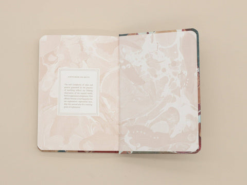 Carnelian Marble B6 Hardcover Journal
