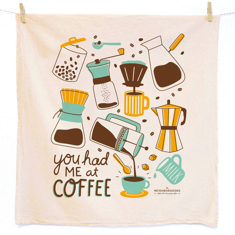 Coffee and Donuts - Dish Towel Set of 2
