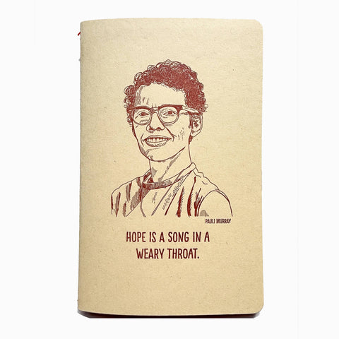 Pauli Murray letterpress notebook