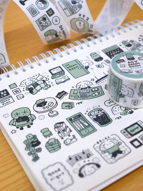 Kawaii Large Washi Tape Roll: My dream room