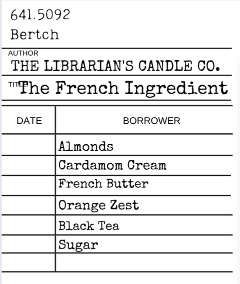 The French Ingredient by Jane Bertch: Candle