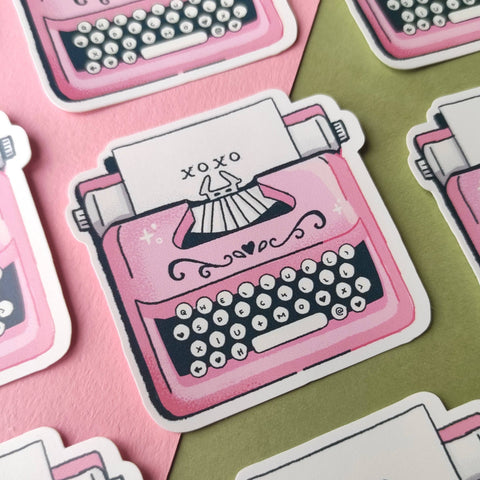 Typewriter Sticker