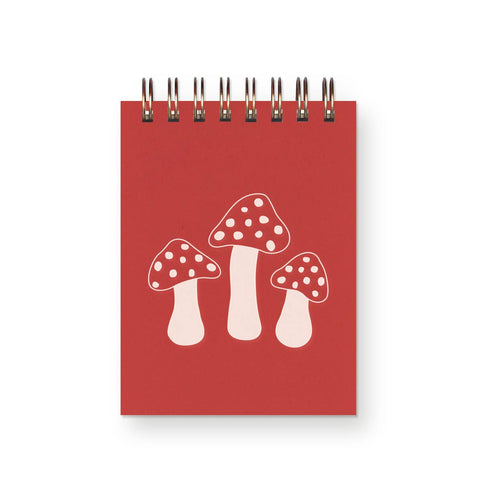 Mushroom Mini Jotter Notebook