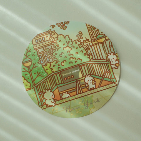 2jingis2jing - NYC Subway Foil Sticker