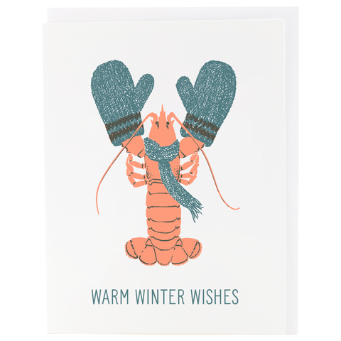 Cozy Lobster Holiday Card