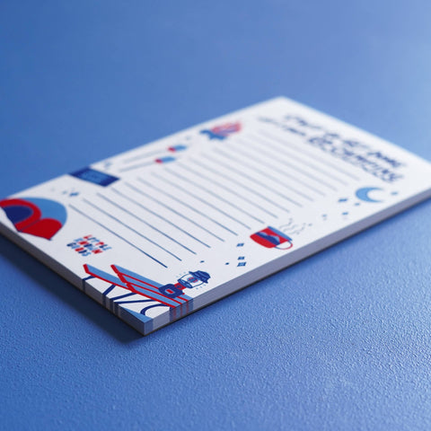 Camping Notepad