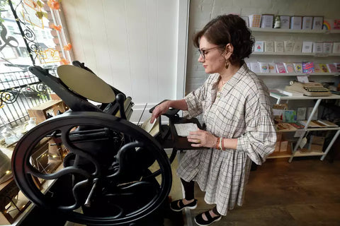 Branford woman brings letterpress printing...