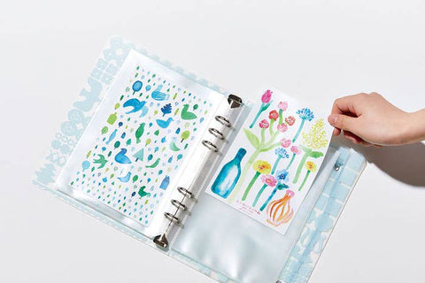 OTONA Sticker Collection Binder Light Blue
