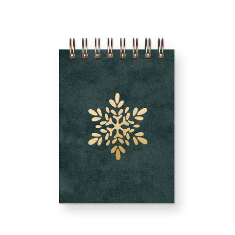 Christmas Snowflake Mini Jotter Notebook
