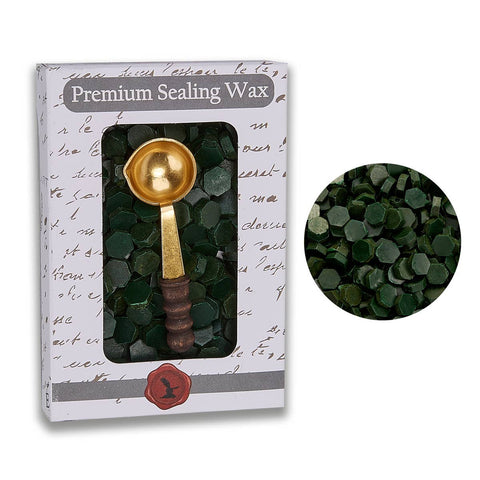 Bead Premium Sealing Wax  with Spoon: Red