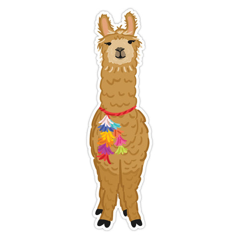 Llama Die Cut Bookmark