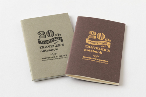 TRAVELER’S notebook Card Size 20th Anniversary Set