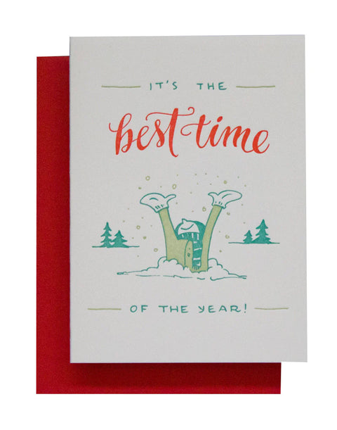 Best Time of the Year- Holiday Letterpress Card
