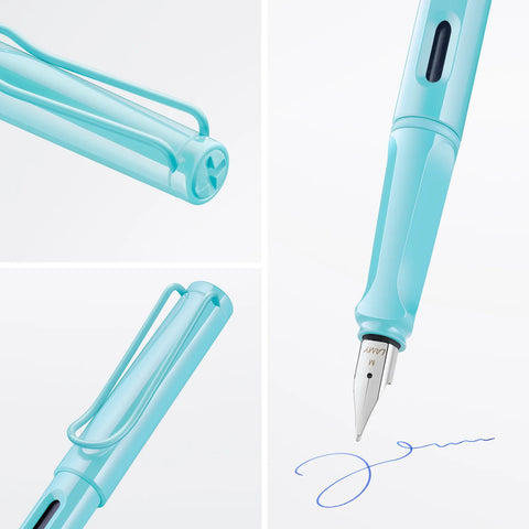 LAMY Safari Fountain Pen - Aquasky (Medium Nib)