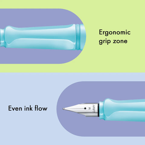 LAMY Safari Fountain Pen - Aquasky (Medium Nib)