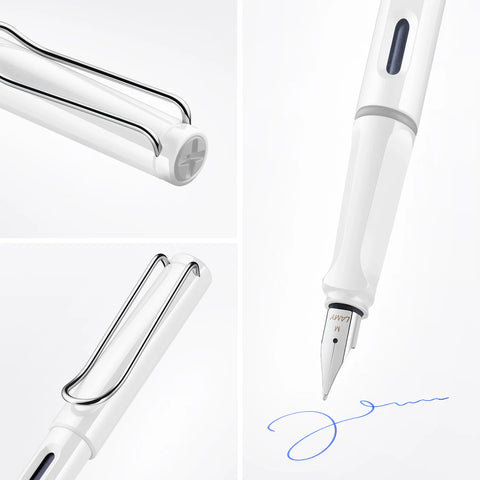 LAMY Safari Fountain Pen - White (Fine Nib)