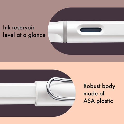 LAMY Safari Fountain Pen - White (Fine Nib)