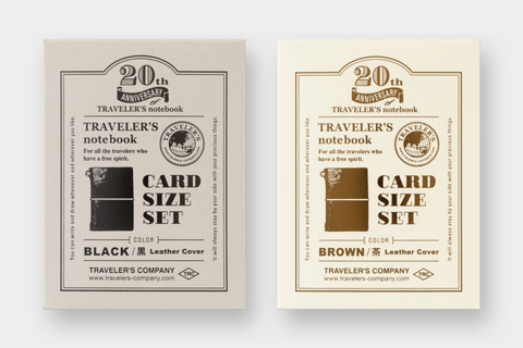 TRAVELER’S notebook Card Size 20th Anniversary Set