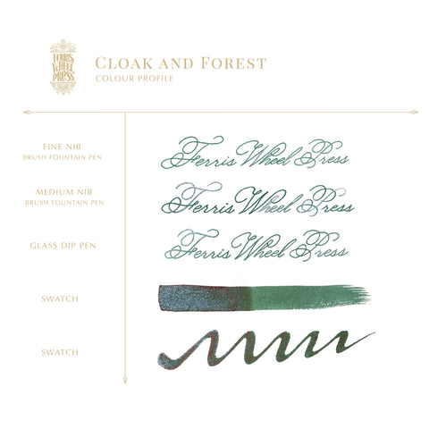 Cloak & Forest - Fountain Pen Ink