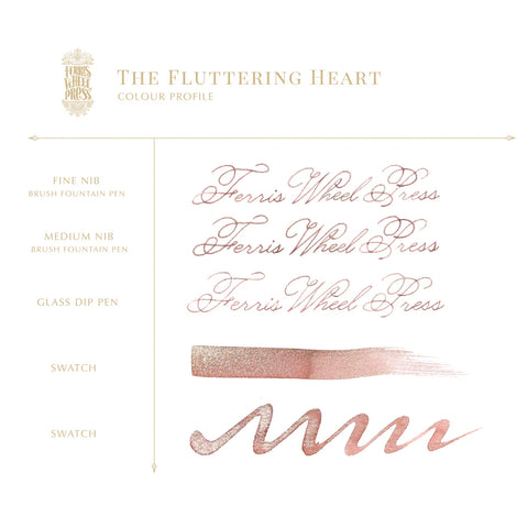 The Fluttering Heart - Fountain Pen Ink