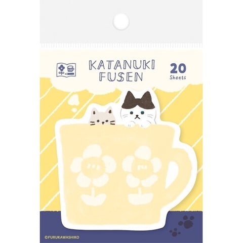 One Word Sticky Notes - Mug Cup Cat