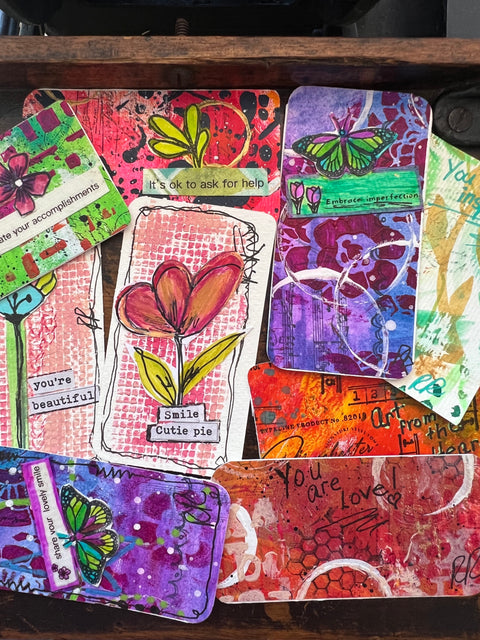 Make Mixed Media Kindess Cards