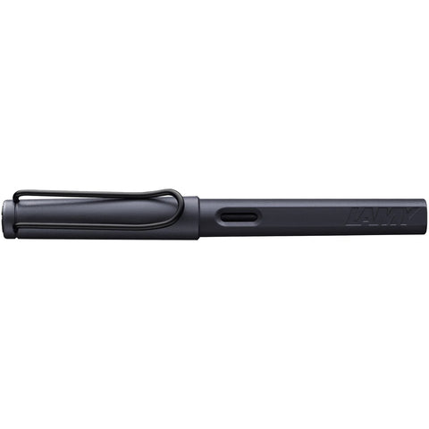 LAMY Safari Fountain Pen - Steel Black (Medium Nib)