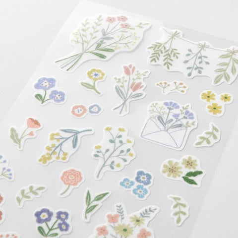 Midori Sticker Two Sheets (Flower)