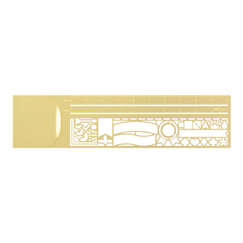 Midori CLIP RULER Decorative Pattern A