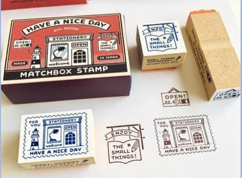 SANBY Matchbox Stamp set