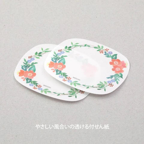 Midori Sticky Notes - Transparency Wreath